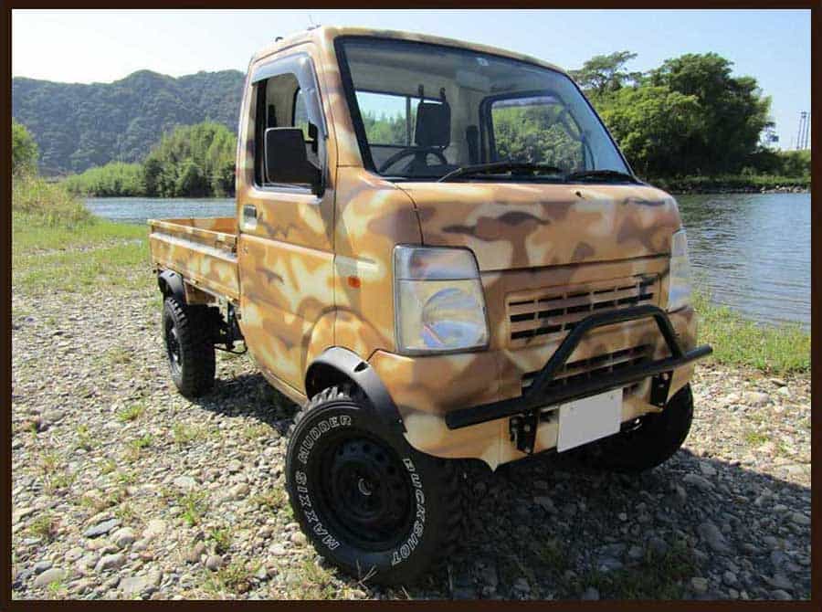 軽トラをカッコ良くカスタマイズするなら岡山の野々口自動車 軽トラのカスタマイズとお買い得な中古車販売をしています